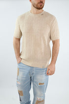 T shirt maglia lavorata 400 BL11