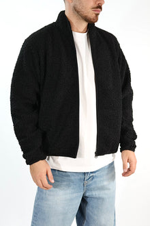 Giubbino BL74580001 teddy full zip nero BL11