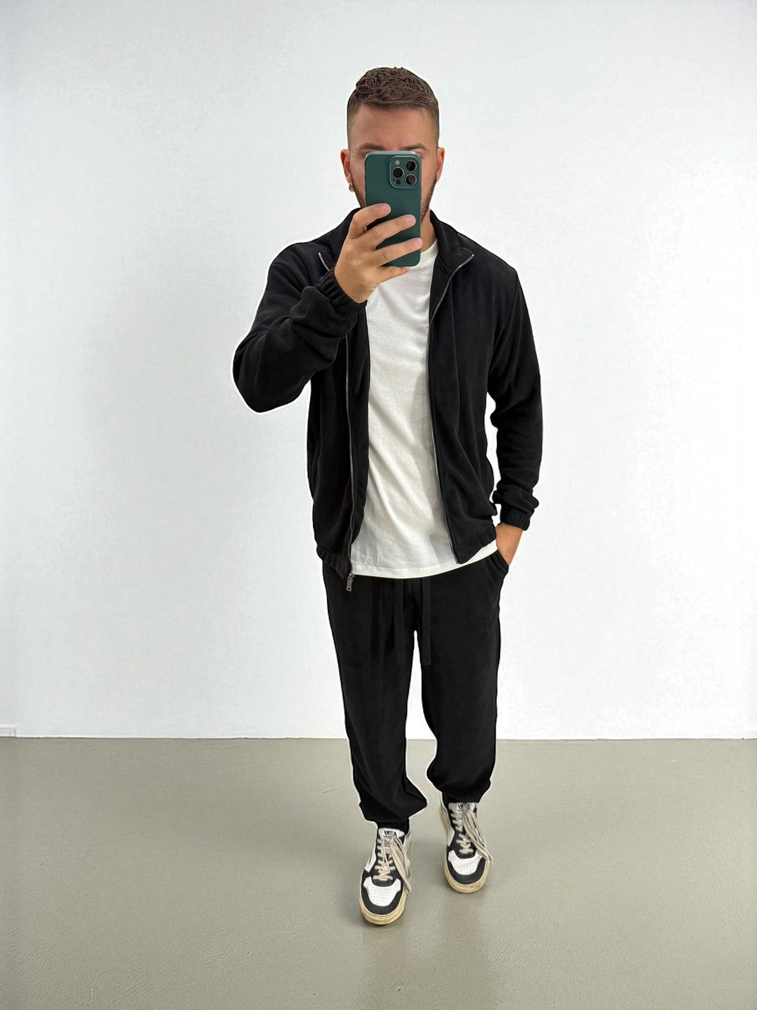 Felpa zip 295F GIANNI LUPO