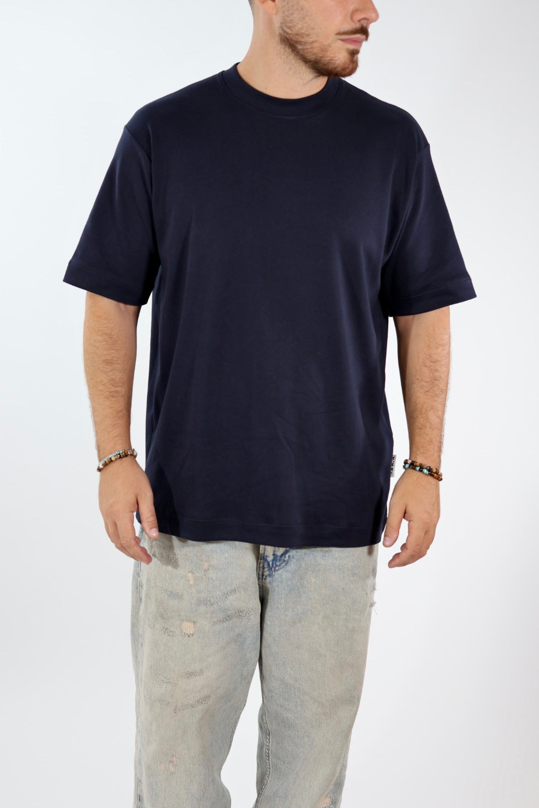 T shirt vintage fit interlock 079-3 BERNA