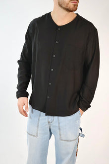 Camicia tencel scollo V C65 OVER-D