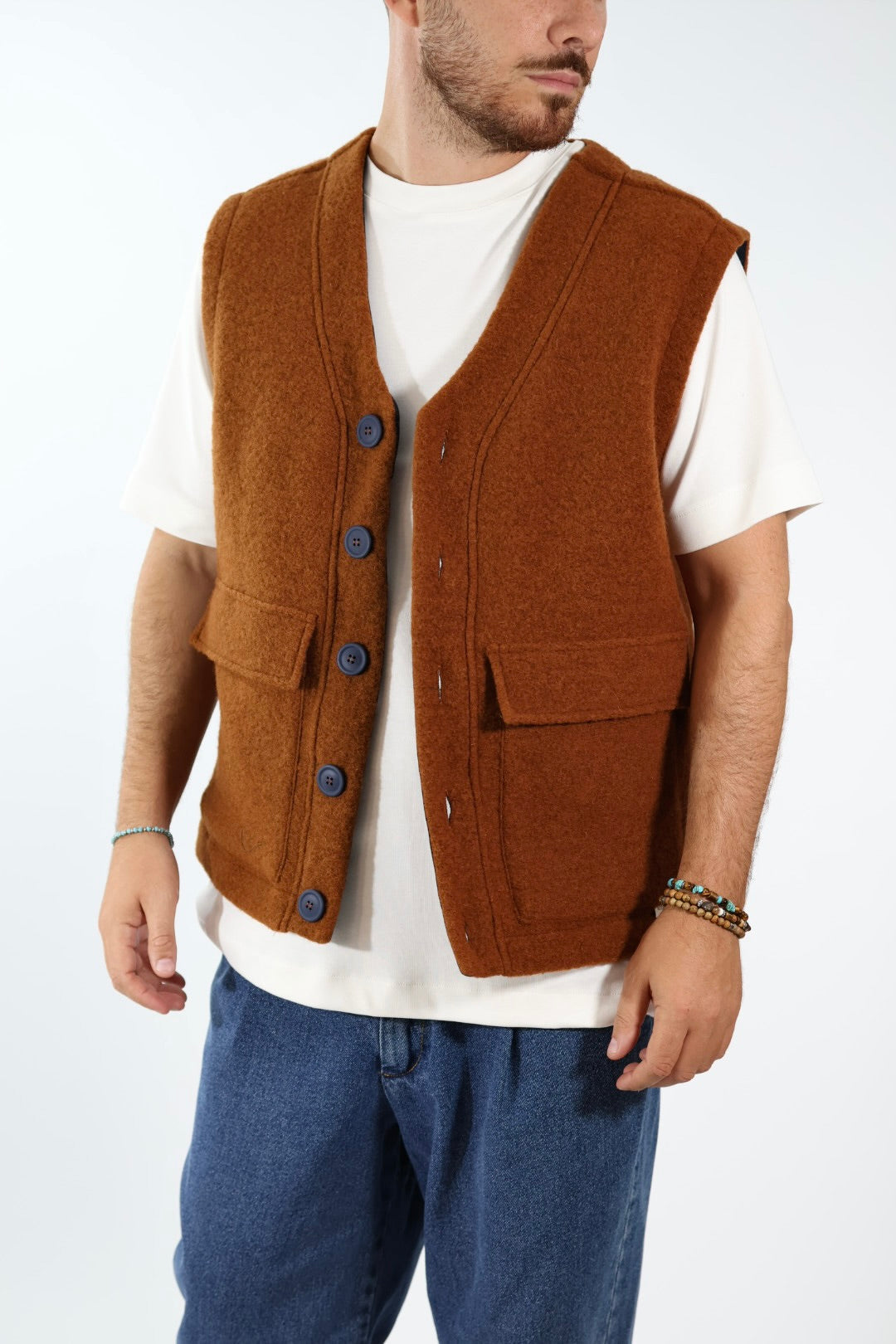 Gilet lana cotta blgilet109 BL11