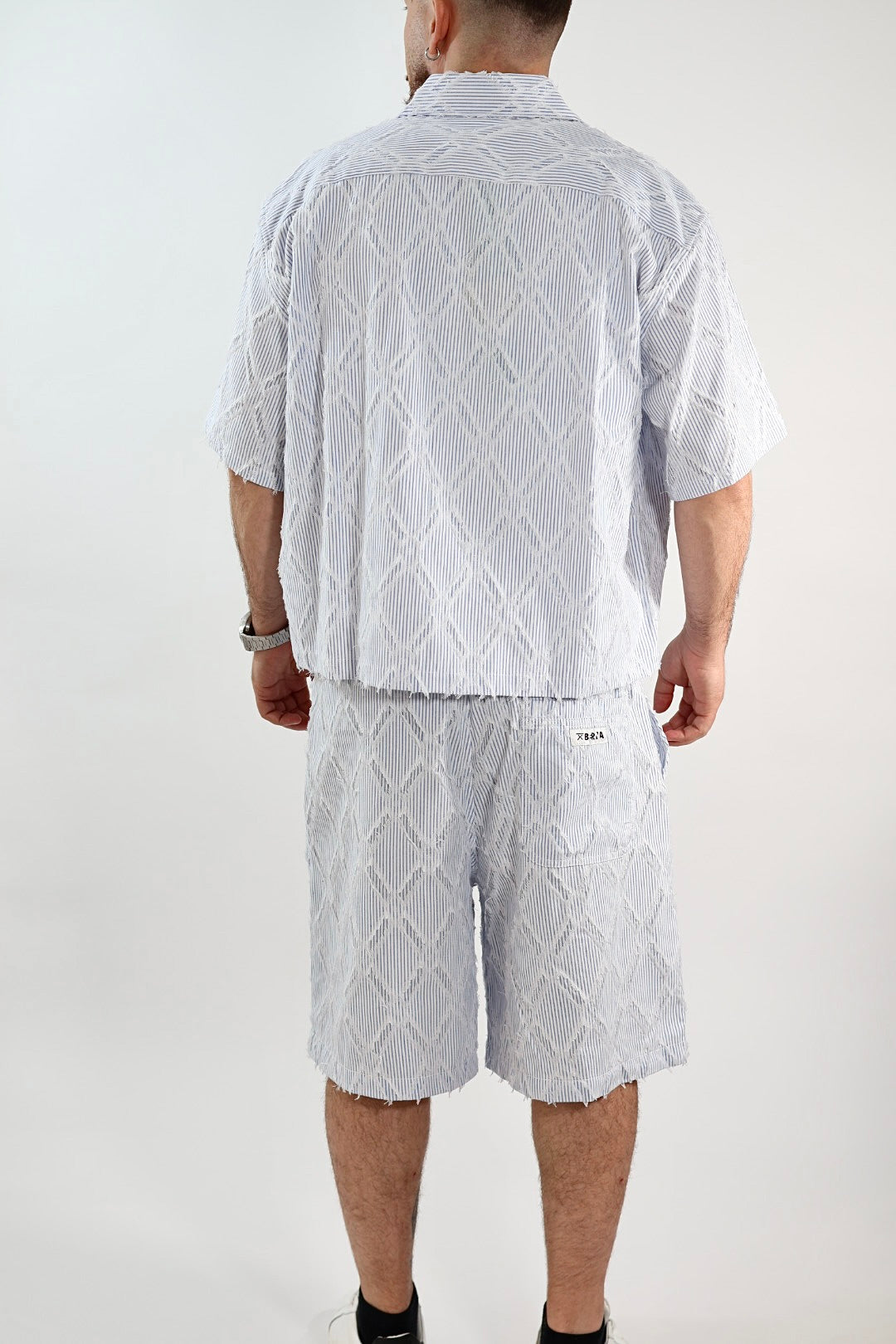 Camicia righe fili m/m 413 BERNA