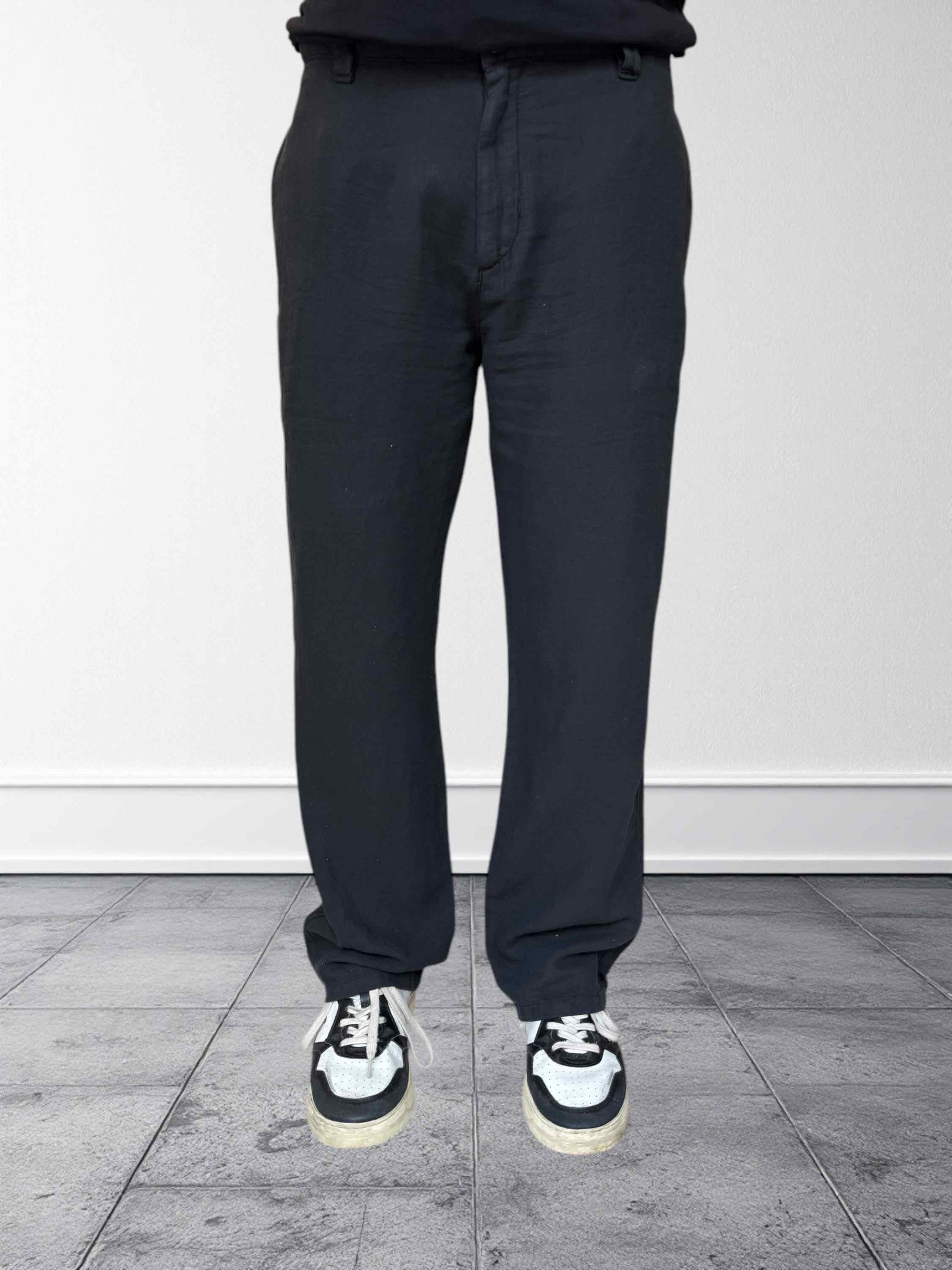 Pantalone maputo lino/cotone chino wide fit PONT