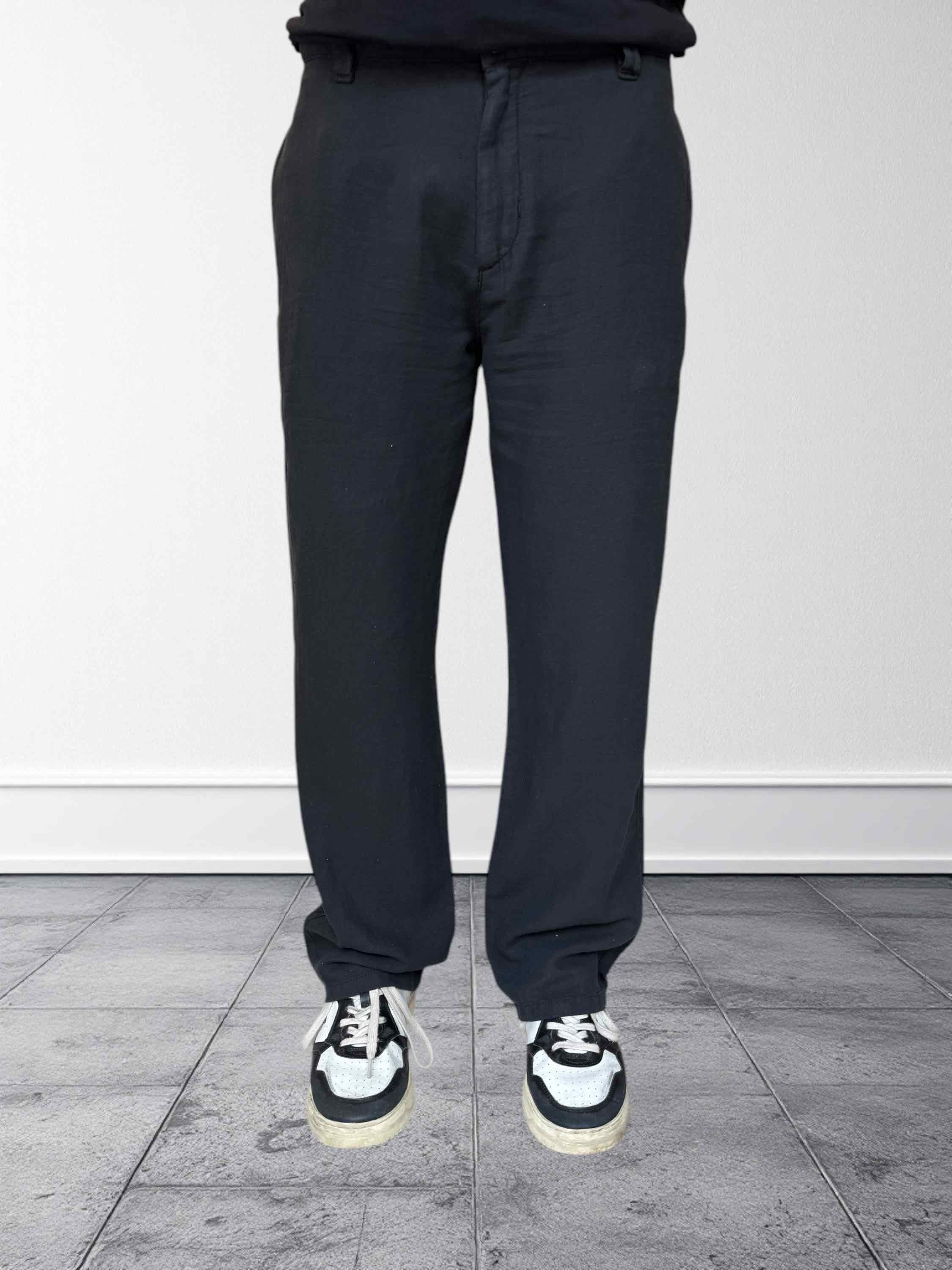 Pantalone maputo lino/cotone chino wide fit PONT