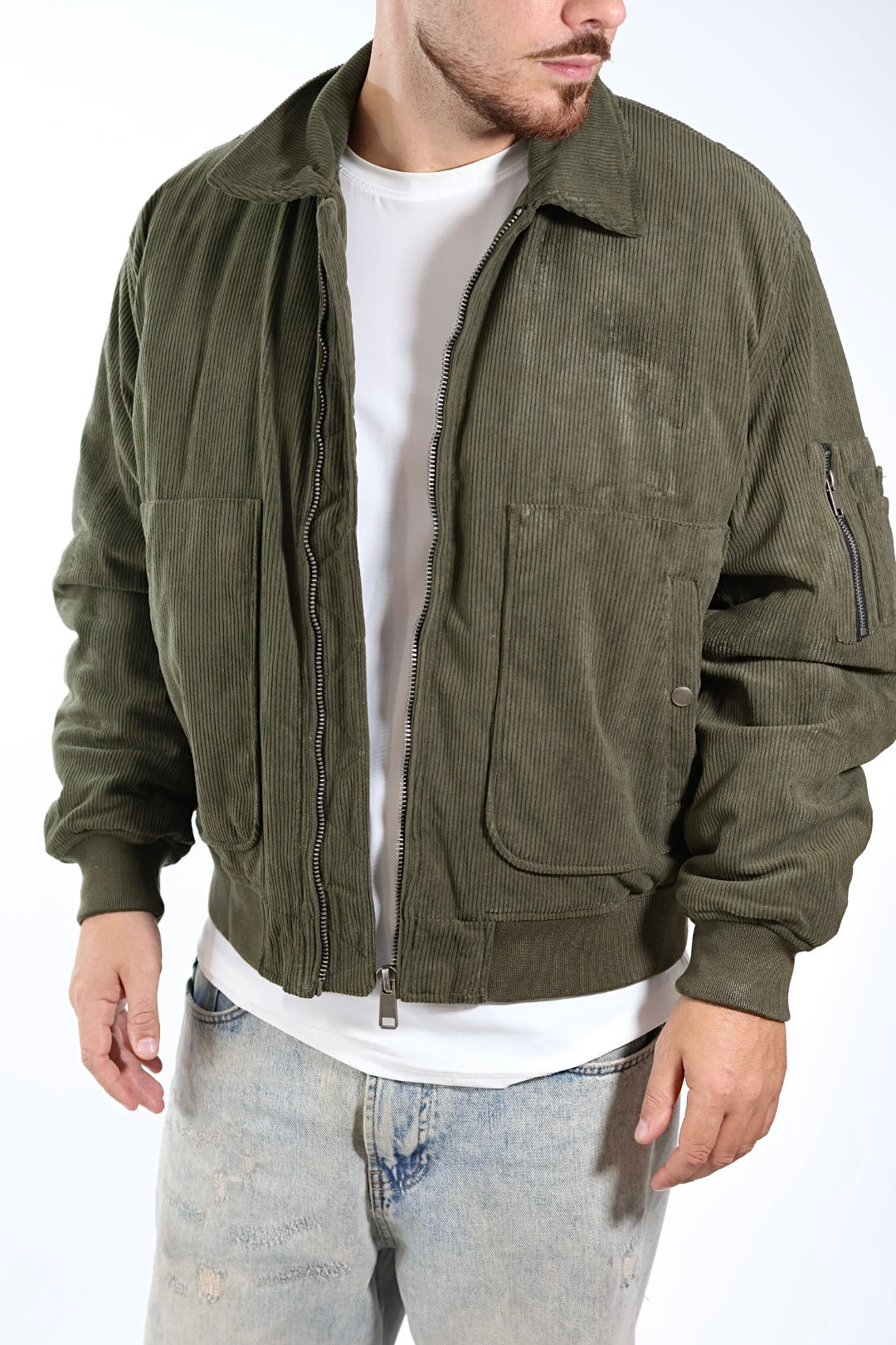 Bomber 014 velluto a coste TONY BACKER