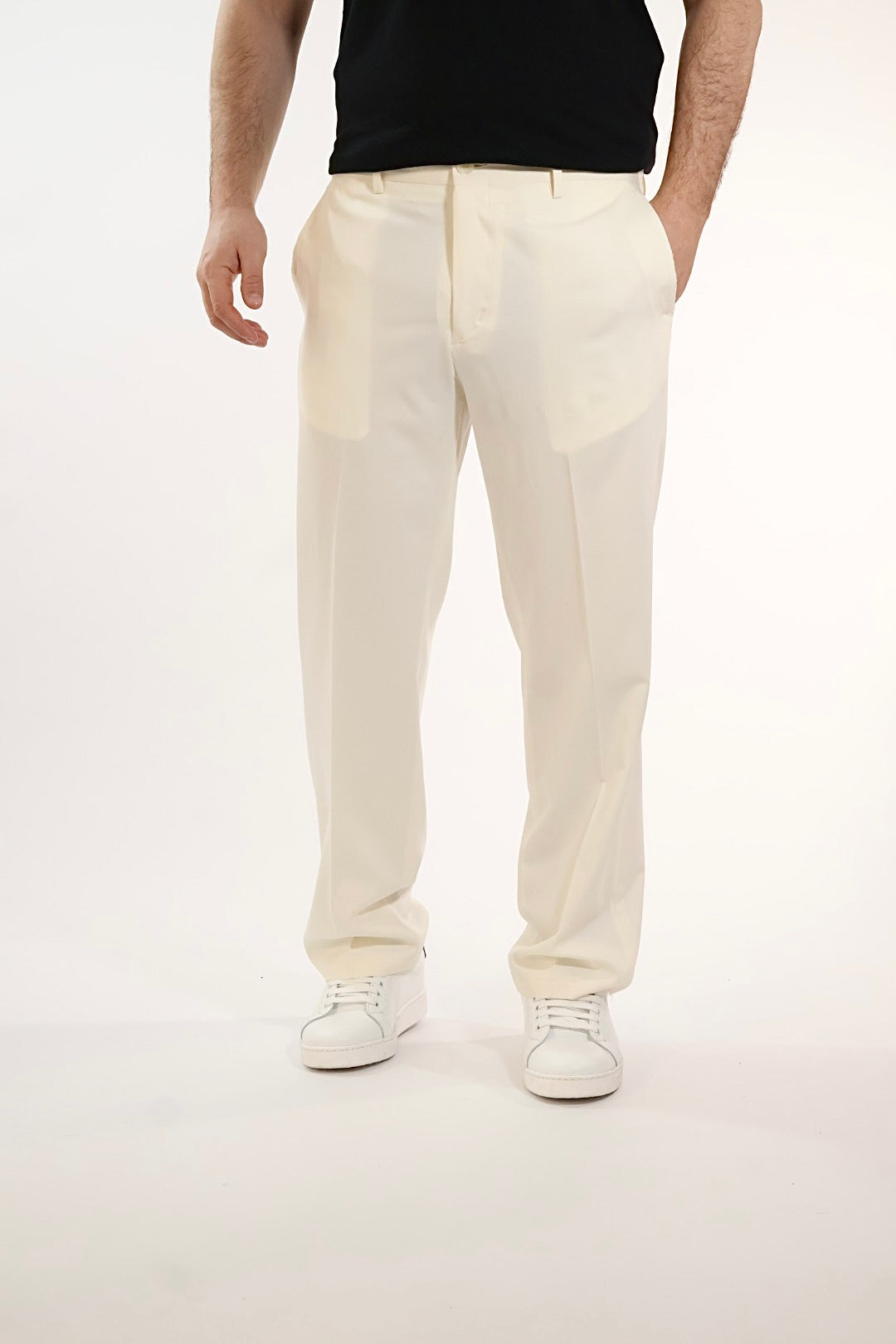 Pantalone chino anti fit capri taglio vivo P71 OVER-D