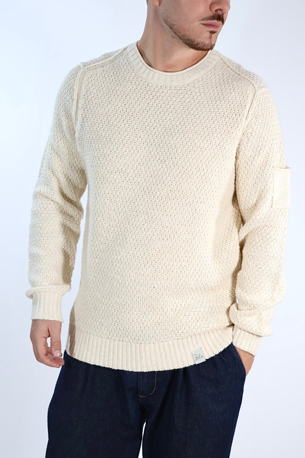 Maglioncino rossi17 girocollo slub  BL11