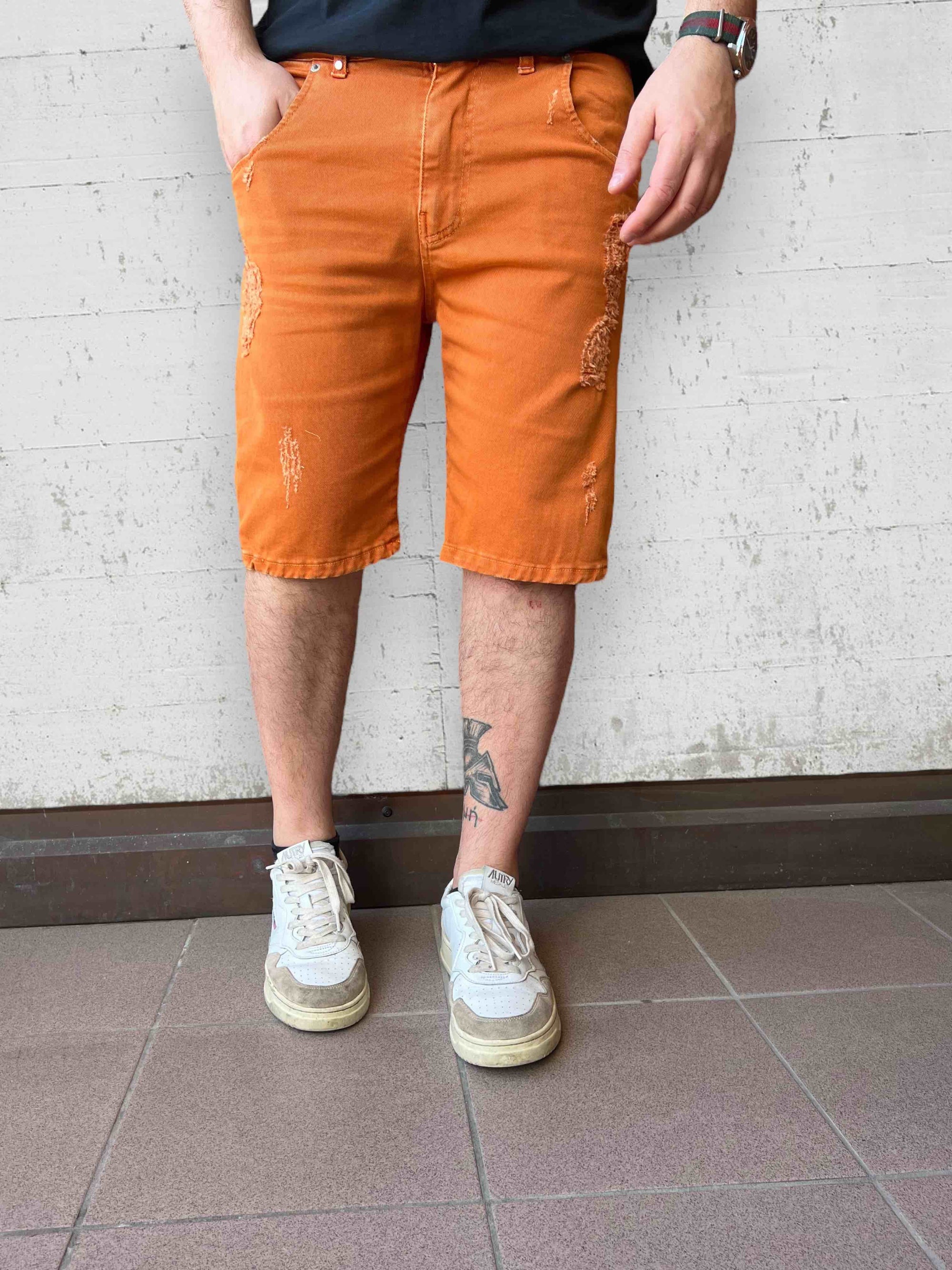 Bermuda bull denim rotture BL11