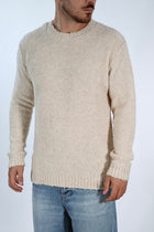 Maglione MACOMER17 ecru giro bouclé BL11