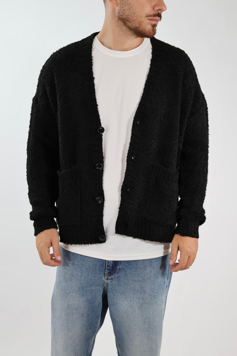 Cardigan Boucle cropped fit M66
