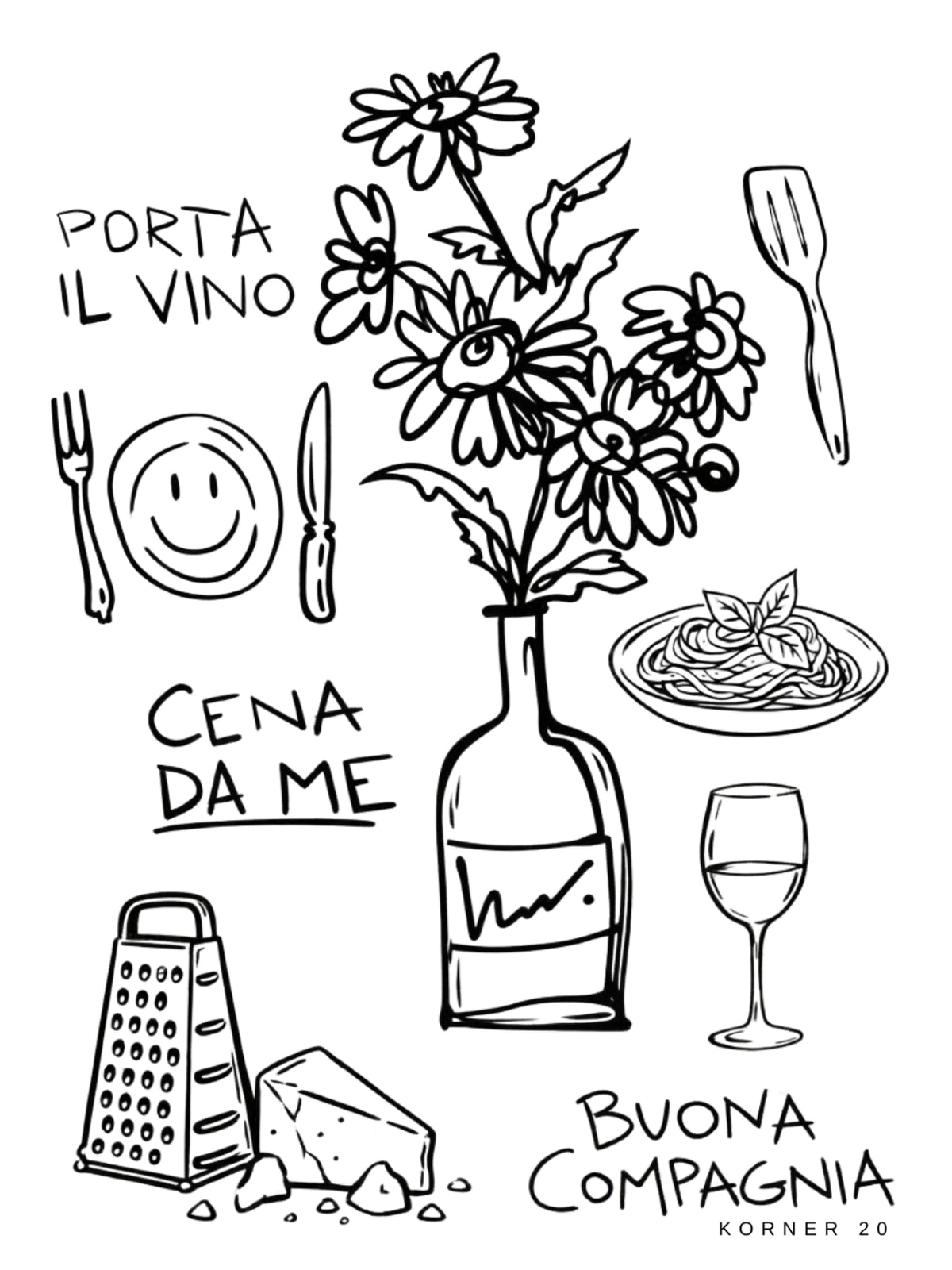 T Shirt Porta il vino KORNER20