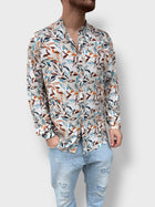 Camicia viscosa floreale OVERD