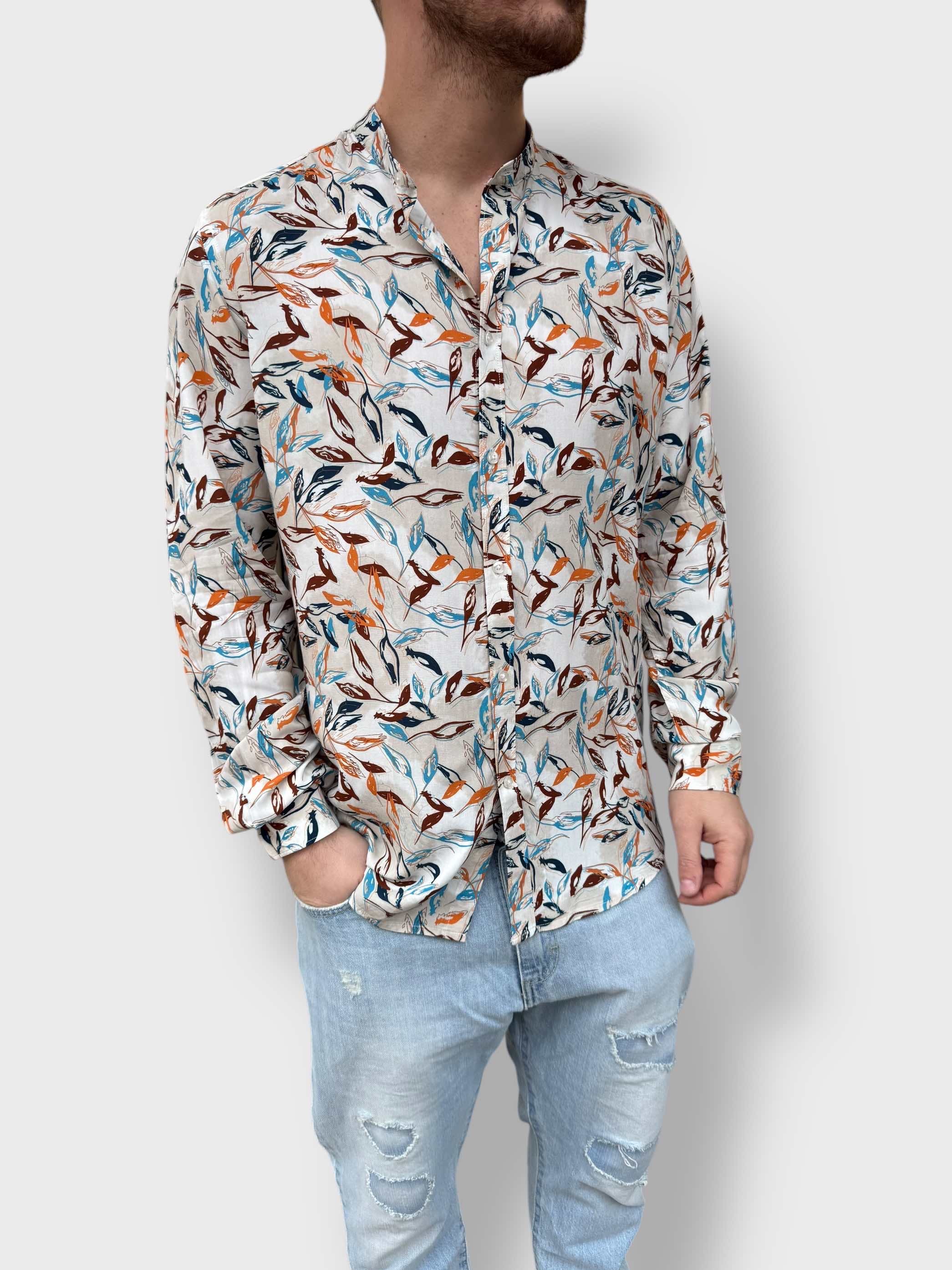 Camicia viscosa floreale OVERD
