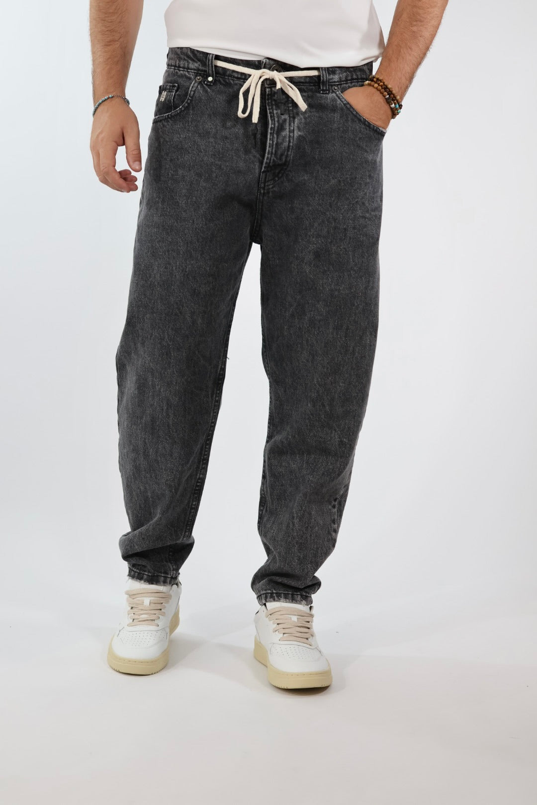Jeans coulisse marmo BLK20730  BL11