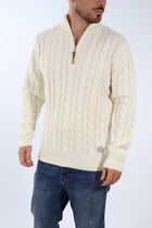 Maglione misto lana zip 632 GIANNI LUPO