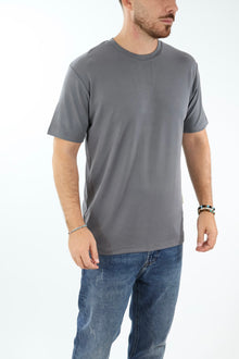 T-shirt basica viscosa grigio 505L GIANNI LUPO
