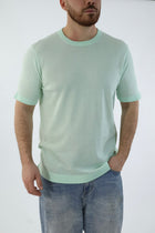 T-shirt in maglia paricollo M11  OVER-D