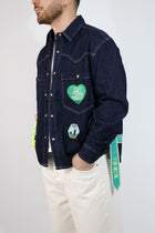 Giacca denim patch boxy 228 BERNA