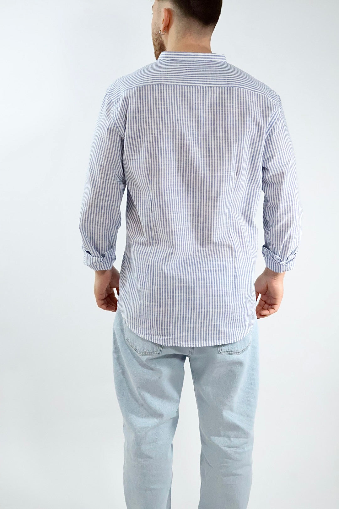 Camicia righe lino RIG6 WHY NOT BRAND