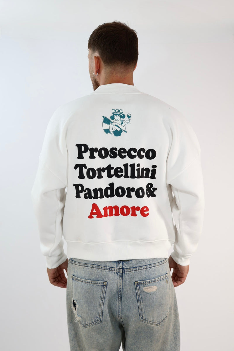 Felpa cropped prosecco 091 BERNA