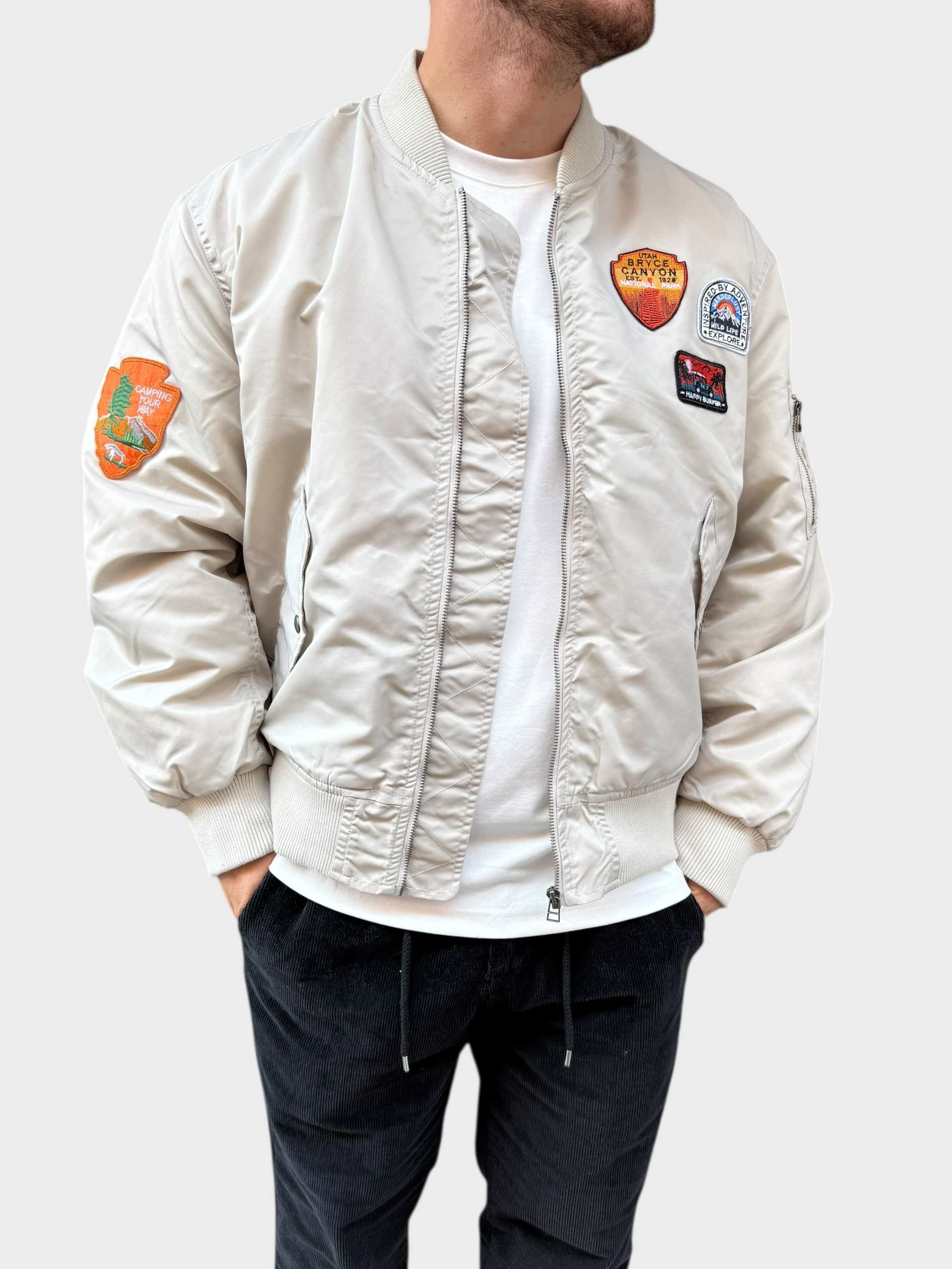 Giubbotto bomber senza cappuccio patch 298 BERNA