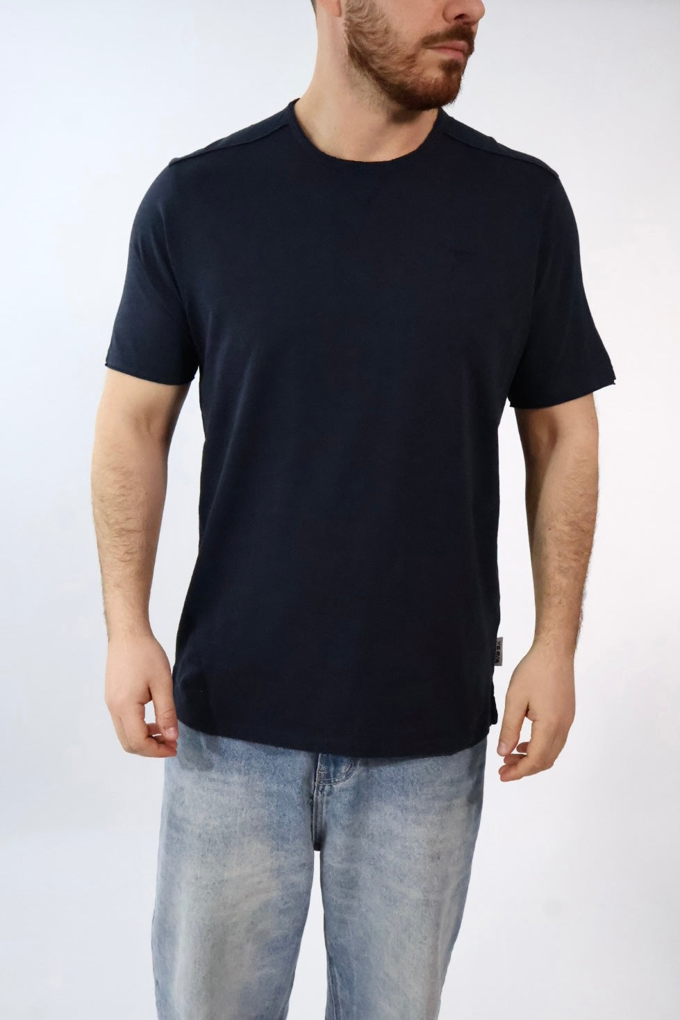 T shirt doppio scollo logo 049 BERNA