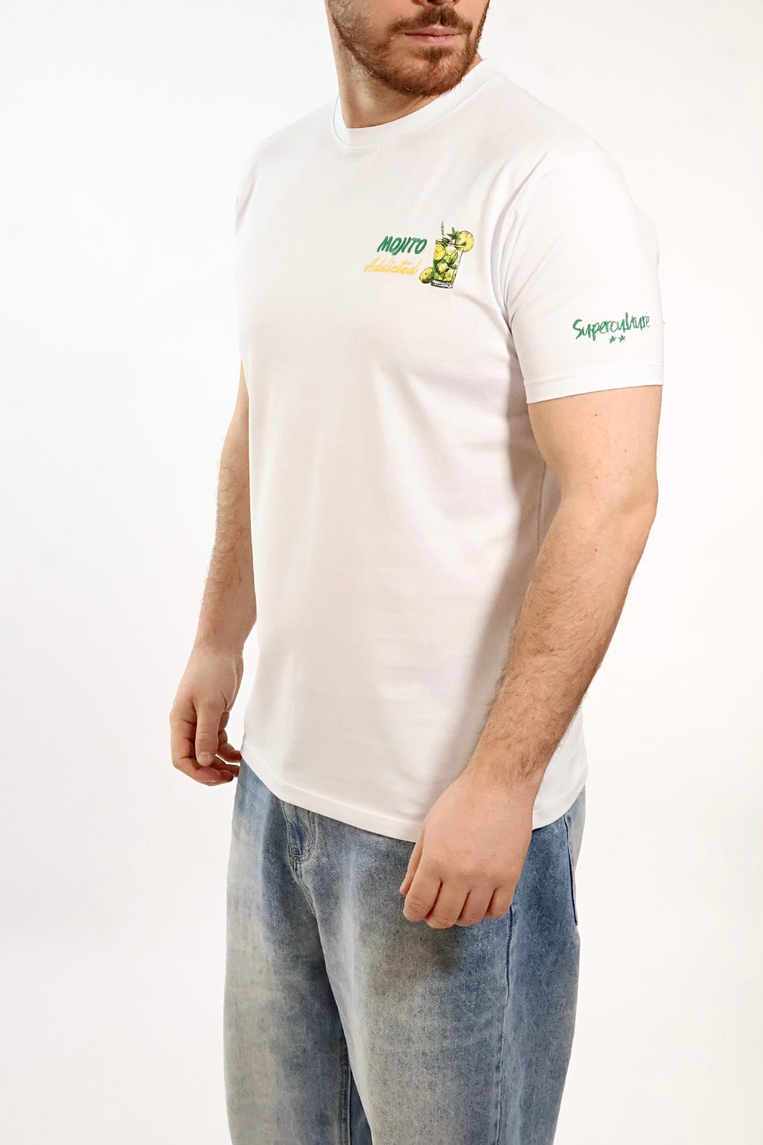 T-shirt ricamo mojito addicted 1903 SUPERCULTURE