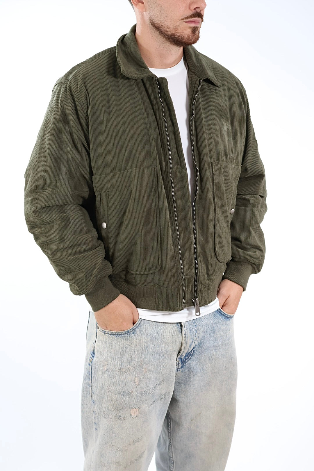 Bomber 014 velluto a coste TONY BACKER
