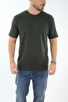 T-shirt basica viscosa verde   505L GIANNI LUPO