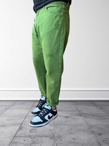 Jeans carrot finti strappi BERNA