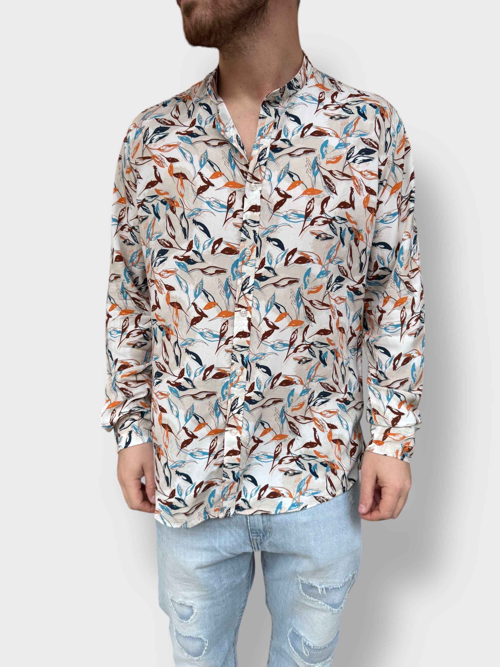 Camicia viscosa floreale OVERD