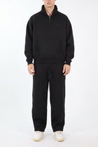 Felpa mezza zip bl26010001 BL11