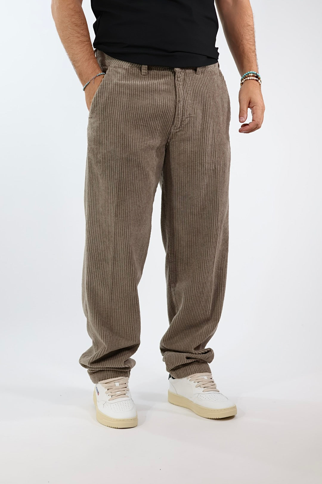 Pantalone velluto Meleda chino loose RV5FAN PONT