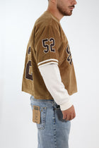 T-shirt baseball cropped velluto 364 BERNA
