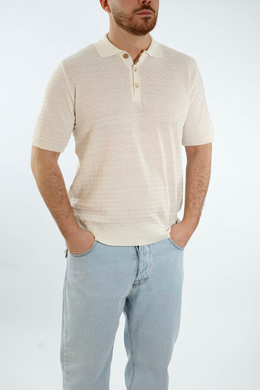 Polo in maglia links puntacci 128 BL11