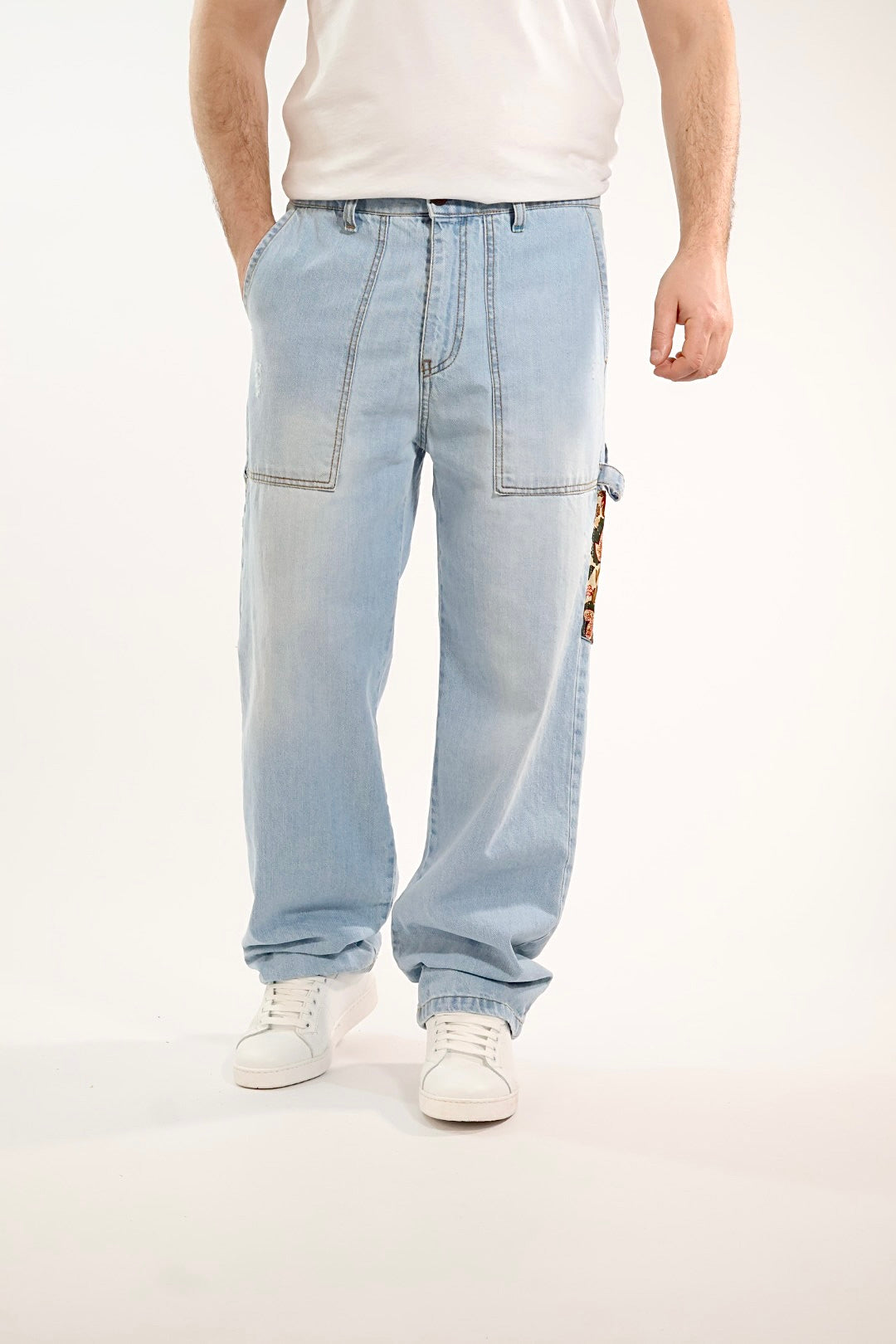Jeans work stampa 005 BERNA