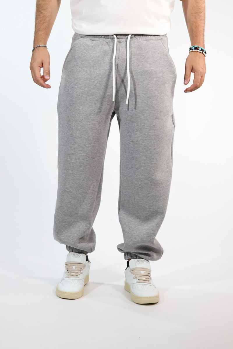 Pantalone 074-21 jogger Grigio melange BERNA