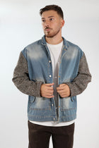 Giubbotto denim combinato J84