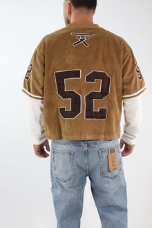 T-shirt baseball cropped velluto 364 BERNA