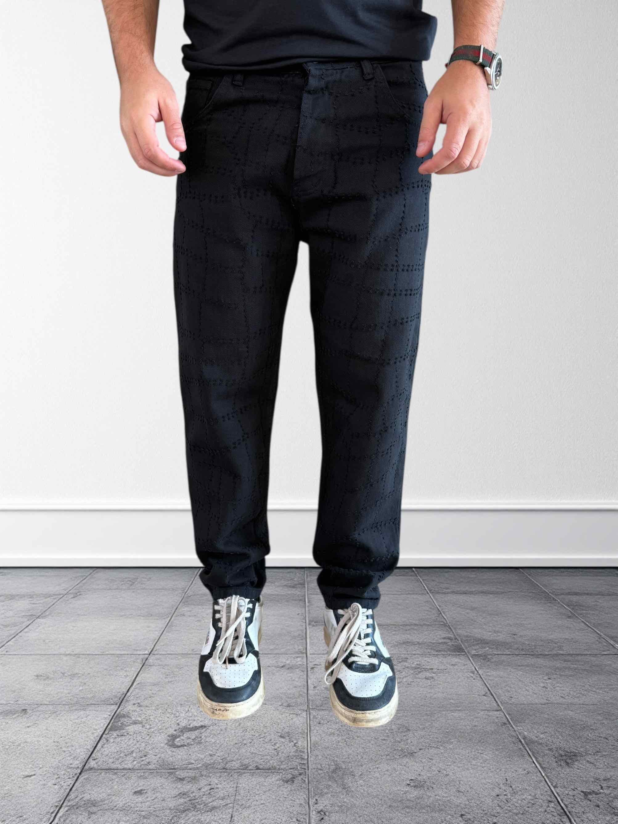 Pantalone 5 tasche lavorato P61 OVERD