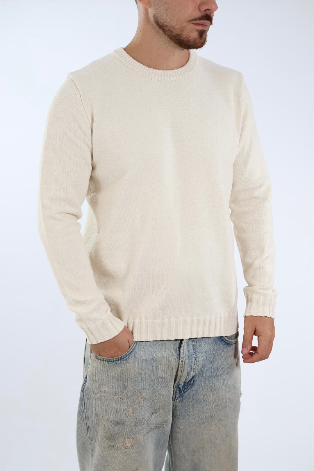 Maglione girocollo 363 ciniglia LANDEK