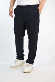 Pantalone P02 lana slim fit blu  OVERD