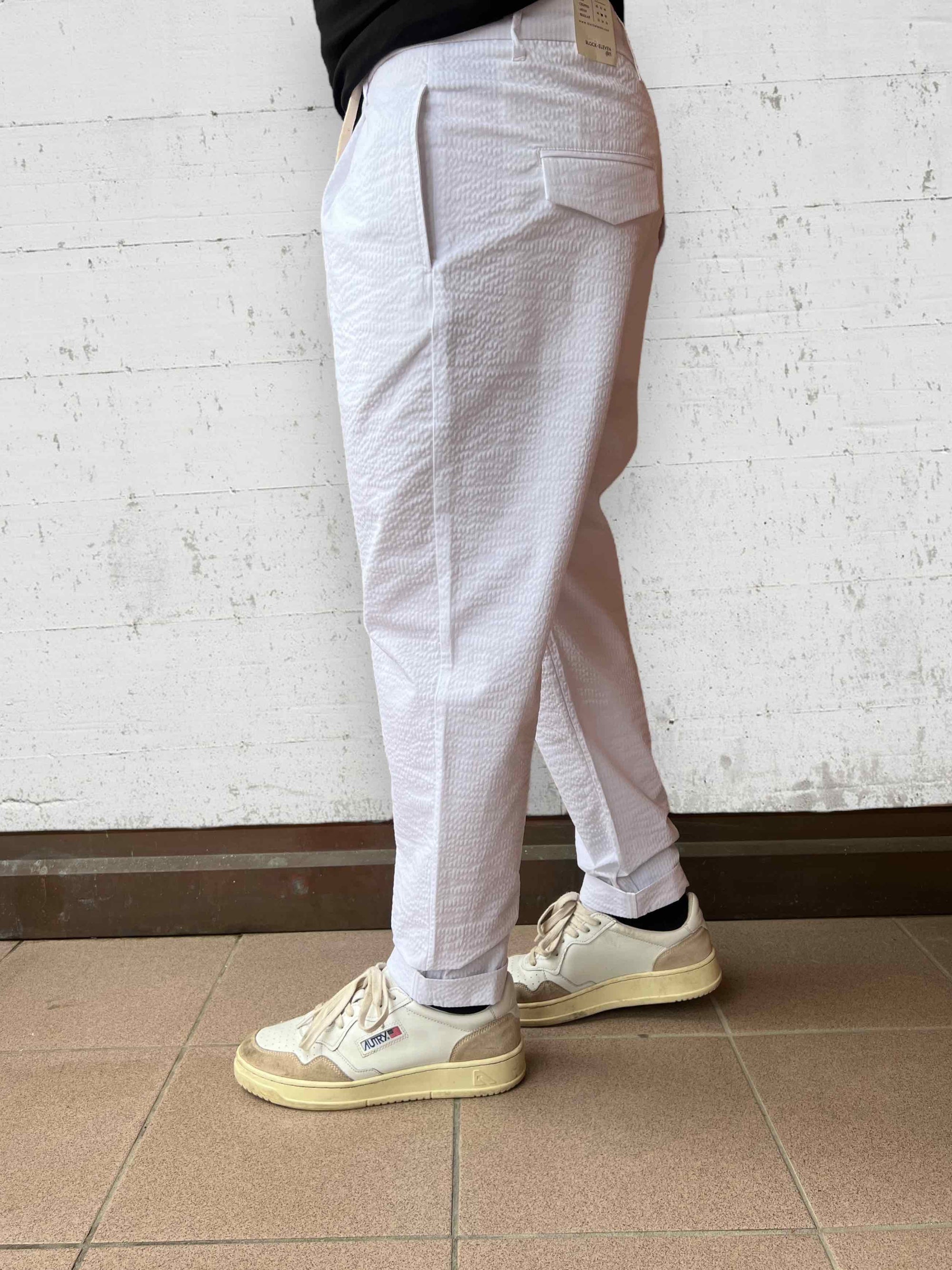 Pantalone goffrato BL11