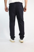 Pantalone P02 lana slim fit blu  OVERD