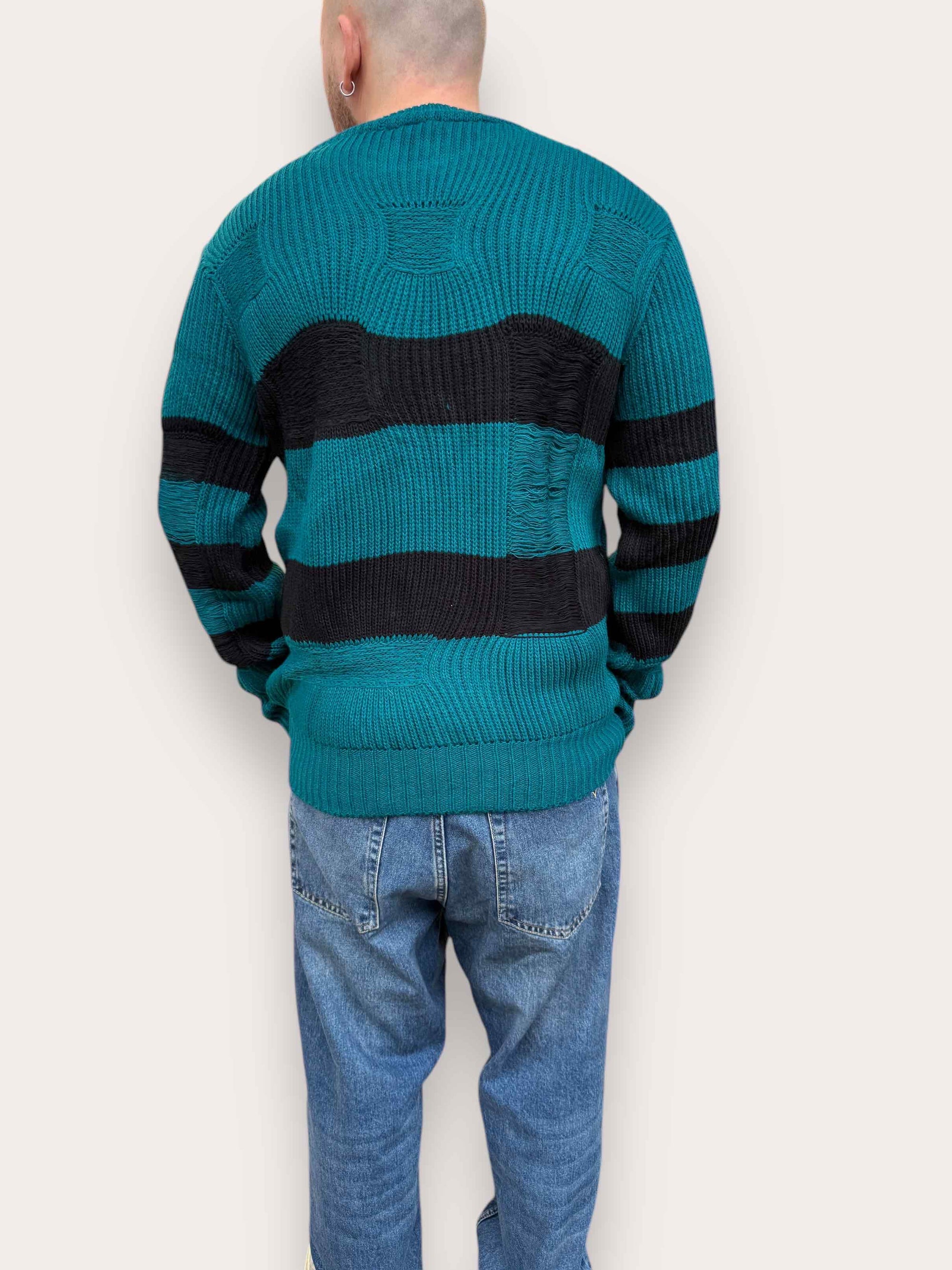 Maglione righe NEW JOB BRAND