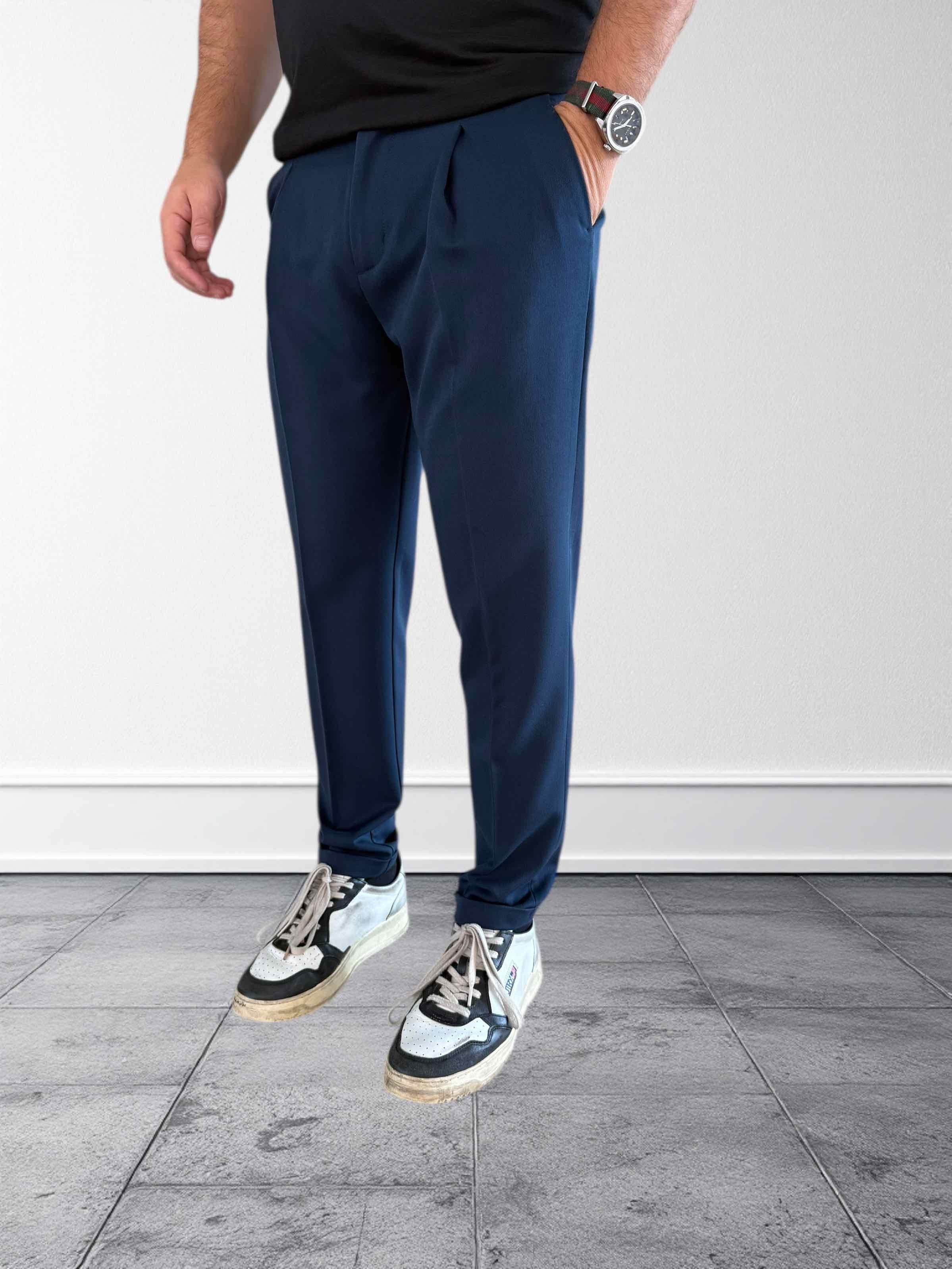Pantalone tapered doppio filetto P15 OVERD