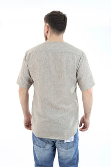 Camicia m/m scollo V  C60 OVER-D