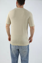 T-shirt in maglia paricollo M11  OVER-D