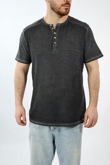 T-shirt serafino misto lino 623 BL11